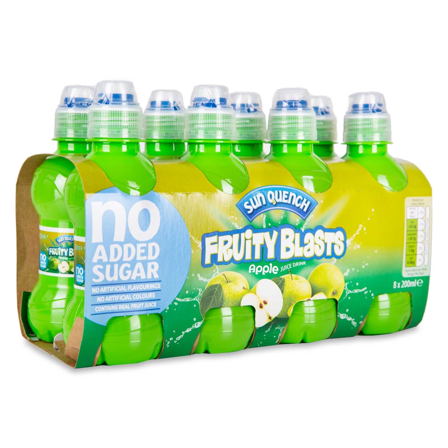 No Added Sugar Fruity Blasts 8x200ml Sun Quench